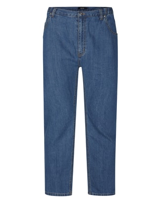 Bigdude Elasticated Waist Jeans Blue Stone Wash